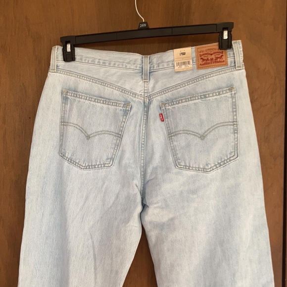 Levi’s Low pro midrise Straight leg jean distressed denim cotton 32 - Picture 9 of 17